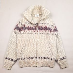 VTG 90's 80's Made in Canada Heavyweight Wool Indi